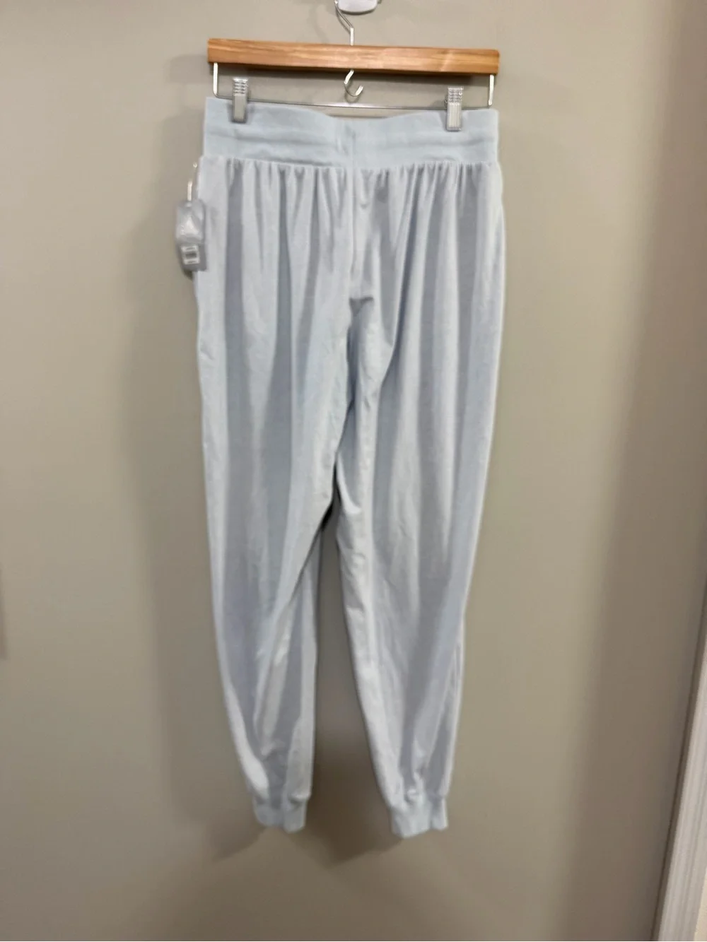 Disney Light Blue Drawstring Lounge Pants with Eeyore. Size M - Picture 3 of 7